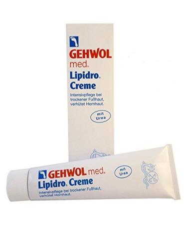 6x Gehwol med Lipidro Cream 6x 125ml foot care foot cream with urea