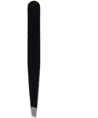 Stainless Steel Slant Tip Hair Removal Eyebrow Tweezer Makeup Tool BLACK - Buy Online on GoSupps.com