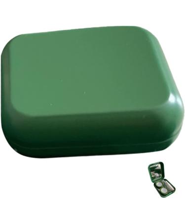 Healeved Small Contact Lens Container with Mirror - Frosted Organizer & Travel Case for Contacts - Decorative Plastic Holder - Buy Online on GoSupps.com