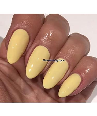 Bluesky Gel Nail Polish Primrose Yellow 80566 Pastel Yellow UV LED Soak Off Nail Polish 10ml with 2 Shine Wipes by LuvliNail