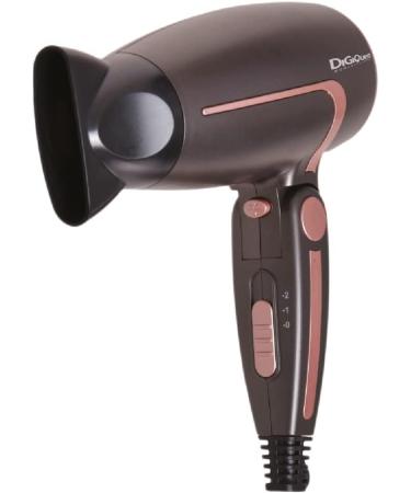 DIGIQUEST Foldable Travel Hair Dryer Windy Travel 14001600 W 2 Speeds Cold Stroke Concentrator and Diffuser Included Eyelet for Hanging - Buy Online on GoSupps.com