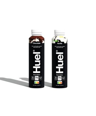 Broadway candy Ready-to-drink Black Edition - Pack of 2 - Vanilla and Chocolate - 500 ml