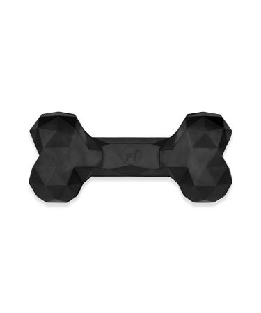 Cooking tools for dogs chewing bones robust & durable: dog toys against boredom from natural rubber for aggressive chewing - fillable robust & good for dental care |Color: black size: m black M (1 Pack)