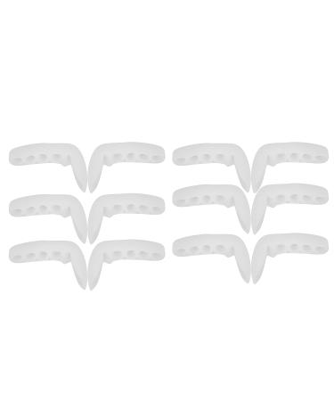 6 Pairs 5 Hole Toe Separators | SEBS Elastic Hallux Valgus Corrector for Men & Women - Improve Comfort & Alignment - Buy Online on GoSupps.com