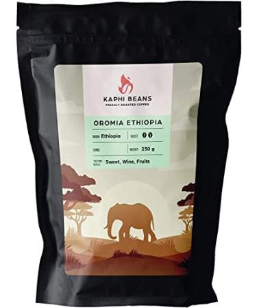 Kaphi Beans Single Origin Medium Roast Oromia Ethiopian Coffee- Freshly Roasted (Cafetiere 2kg)