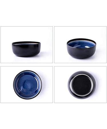 Snack Dip Bowls Dishware Household Kiln Glaze Blue Bowl 8 Inch Ceramic Soup Bowl Ramen Bowl Creative Compatible with Kitchen Restaurant Gifts - Buy Online on GoSupps.com