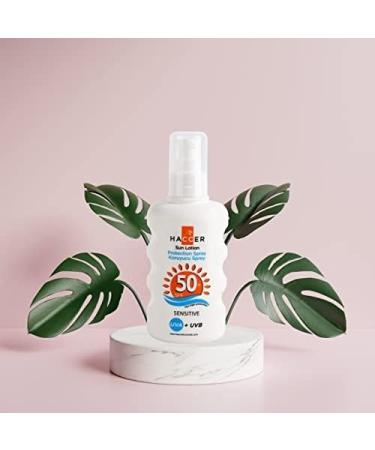 Alkan Kozmetik 50+ SPF Sun Lotion Protection Spray 150 ml olive oil sesame oil and coconut oil high UVA UVB maximum sun protection moisturizing sunscreen spray 150 ml 1er Pack 50+ SPF - Buy Online on GoSupps.com