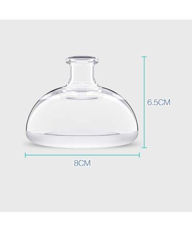 Printing Drum Massage Breast Care Percussor - Mucus Breakup for Baby Cough Relief | Size L - Transparent 8x6.5cm - Buy Online on GoSupps.com
