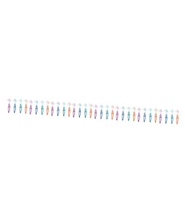Minkissy 32 STK toothbrush hard prosthesis brush braces tool cleaning brush cleaning brush cleaner simple prosthesis brush portable detergent adjustment dental replacement pp material