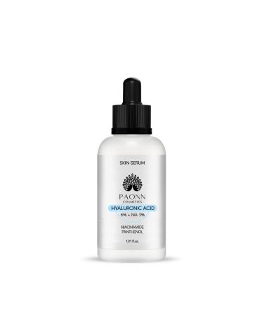 Hyaluronic Acid Serum for Face Deep Hydration & Plumping Lightweight No Fragrance Skin Smoothing Moisture-Locking Effect - Buy Online on GoSupps.com