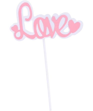 HOMSFOU 30 Pcs Love Shower Cake Picks and Toppers Decorative Cake Toppers Valentine s Day Wedding Cake Cupcake Toppers Birthday Cake Toppers Valentines Day Cake Toppers Self Made Food - Buy Online on GoSupps.com