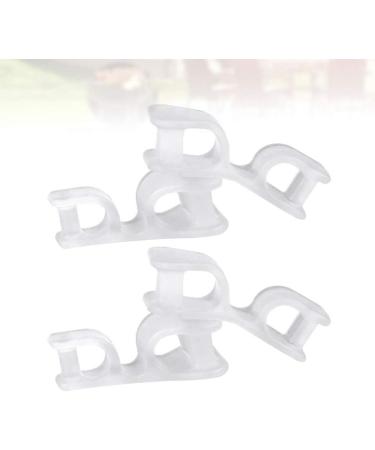 Healvian Thumb Splint 4 Pair + Toe Separators | Hallux Valgus Corrector | Overlapping Toe Orthotics + Clear Thumb Protector - Buy Online on GoSupps.com