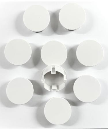 9-Piece White Dust Protection Lid for Schuko Sockets | Socket Covers for Clean & Splash Protection | Ideal for Hotels & Businesses - Buy Online on GoSupps.com