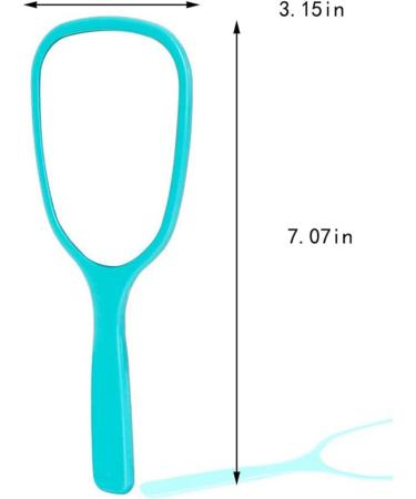 10-Piece Compact Handheld Mirrors Set for Travel, Camping, and Home Use - 7.09 x 3.15 Inch - Buy Online on GoSupps.com