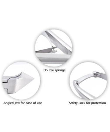 Suvorna 4.5" Cuticle Remover - Nail Clippers for Thick Nails Toe Nail Clippers for Thick Nails Back Lock Cuticle Cutter for Babies Men Women - Cuticle Trimmer Cuticle Nipper and Nail Cutter. - Buy Online on GoSupps.com