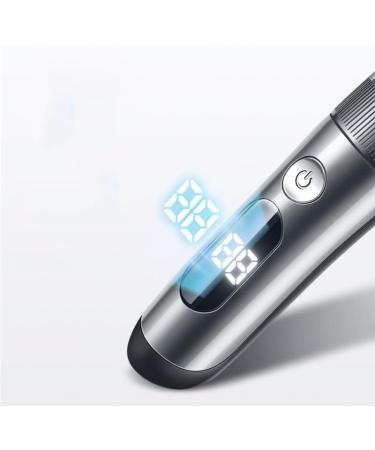Professional Electric Clipper with Intelligent Battery Display | Barber Shop Tool - 185mm Gray - Buy Online on GoSupps.com