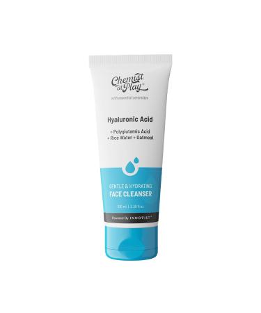 Gentle & Hydrating Face Cleanser | Vitamin E Rice Water & Oatmeal | Removes Oil & Dirt | All Skin Types | 100ml - Shop Internationally - Buy Online on GoSupps.com