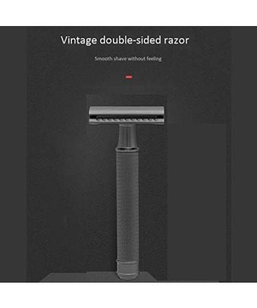 Enerrgeecko Classic Razor - Short Handle Double Edge Men's Razor Gift Box | 1 Razor & 5 Blades Included - Perfect for All Skin Types - Buy Online on GoSupps.com