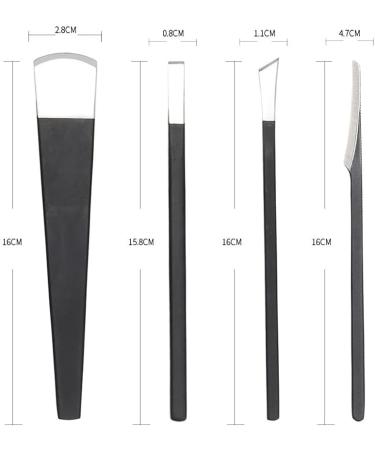 4pcs Pedicure Knife Set - ANGGREK Corn Foot Callus Remover Dead Skin & Cuticle File Rasp for Smooth Feet - Buy Online on GoSupps.com
