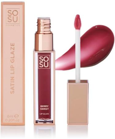 SOSU SOSU SHIMMER LIP GLAZE LESK NA RTY 6 ML BERRY SWEET - Buy Online on GoSupps.com