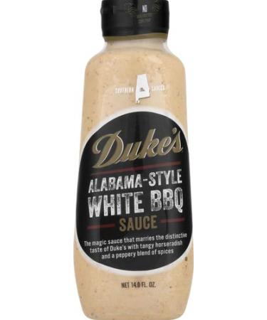 Alabama Style White Duke's Southern Dipping Sauce, 14 Oz (Pack of 1) Alabama Style White Bbq
