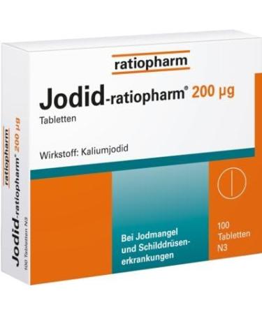 Buy Jodid-ratiopharm 200 g Tablets - 100 Undiluted Tablets for International Shipping | Best Price Online - Buy Online on GoSupps.com