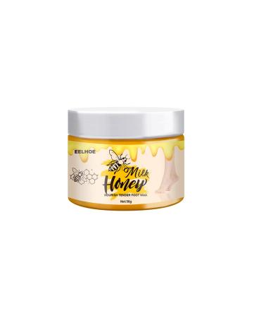 Urfed foot care cream foot care intensive foot mask foot care cream set milk honey-footwax honey repair foot wax regenerating foot butter for dry feet and cracked heels 50g