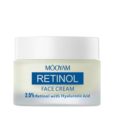 Retinol Cream 2.5% Retinol with Hyaluronic Acid Moisturizer Anti Wrinkles Day Care Cream