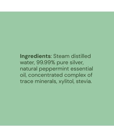 Ameo Life Natural Mint Mouth Spray with 10 ppm Colloidal Silver - Natural Breath Freshener & Dry Mouth Remedy with Xylitol - Portable Oral Care - Bad Breath Spray & Dry Mouth Relief - 2 oz - Buy Online on GoSupps.com
