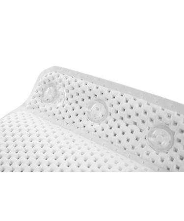 BINO Non-Slip Cushioned Bath Pillow - White Spa Pillow for Tub Neck and Back Support - Buy Online on GoSupps.com