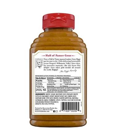 Beaver Sweet Hot Mustard 13 oz Squeeze Bottle - Pack of 1 - Buy Online on GoSupps.com
