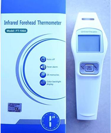 Univerhealth Professional Infrared Forehead Thermometer | Accurate Digital Thermometer for All Ages - Fast Shipping Worldwide - Buy Online on GoSupps.com