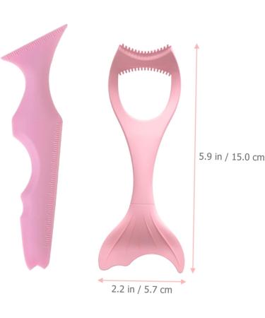 FRCOLOR 6 Pcs Eyeliner Tuile Molds Silicone Mascara Eyelash Comb Applicator Girl Supplies Third Gear Smoky - Buy Online on GoSupps.com