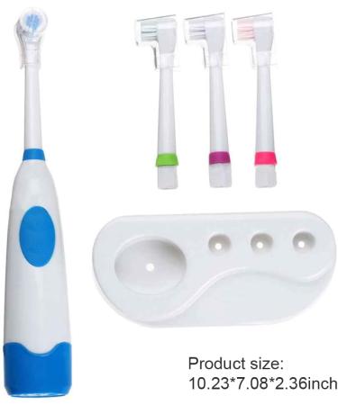 5-Set Rotating Electric Toothbrush for Kids - Battery-Operated 4 Interchangeable Heads Multicolored Oral Hygiene Solution for Toddlers & Babies - Buy Online on GoSupps.com