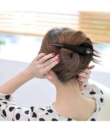 iwobi 12 Pcs Women Plastic Crocodile Hair Clips Hairdresser Sectioning clips Combi-clip Card (Black) - Buy Online on GoSupps.com