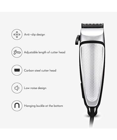 Barber Hair Clipper Set - 4-Piece Electric Cutter Kit for Home Use | Ideal for Men s Hair & Beard Grooming - Buy Online on GoSupps.com