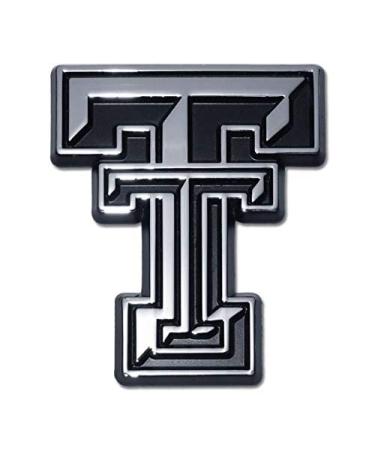 Texas Tech Emblem Red Raiders Premium Metal Auto Emblem (Chrome)