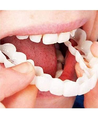 Instant Snap-On Veneers Set for Perfect Smile - 2 Upper + 2 Lower Teeth with Box - Buy Online on GoSupps.com