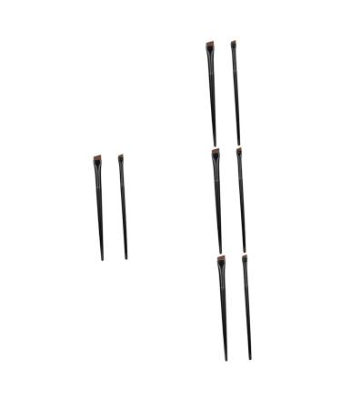 FRCOLOR 12 Sets Eyeliner Brush Makeup Brush Multifunctional Eyebrow Brush Ear Piercing Kit Eye Liner Wands Multipurpose Eyebrow Brush Angled Brow Brush Wood Bevel Miss Clothing Set