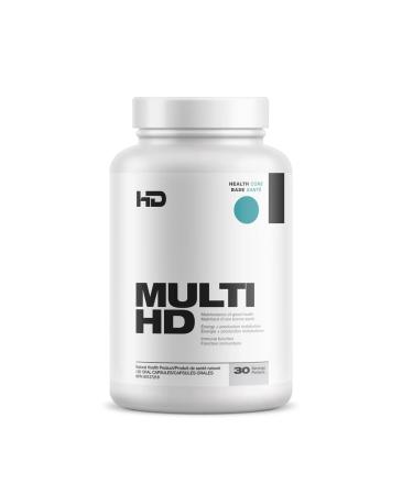 HD MUSCLE MultiHD Multivitamin Capsules | High Dose Active Multivitamin Immune System Support Muscle Function & Performance Energy Production & Metabolism | 30 Servings 120 Capsules MultiHD 120 count (Pack of 1)