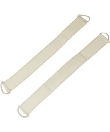 Zerodeko 2pcs Exfoliating Back Strap Scrubber | Ultimate Shower Exfoliation & Loofah Bath Cleaning Tool - Buy Online on GoSupps.com