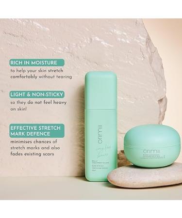 Belly Maternity Care Set Stretch Mark Defense Body Butter and Oil 100 ml Each - Buy Online on GoSupps.com
