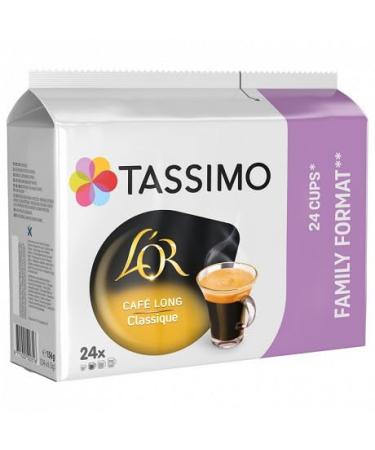 TASSIMO L'OR | Tassimo L'Or Classic Long Coffee X24 156G | Pack of (2) | free delivery