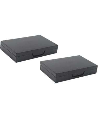 Balacoo Empty Eye Shadow Palettes 8 Pcs Makeup Eyeshadow Eye Shadows Magnetic Empty Eyeshadow Palette up Blush Powder Mirror 4.5X7.2CMx2pcs Black 2x2pcs - Buy Online on GoSupps.com