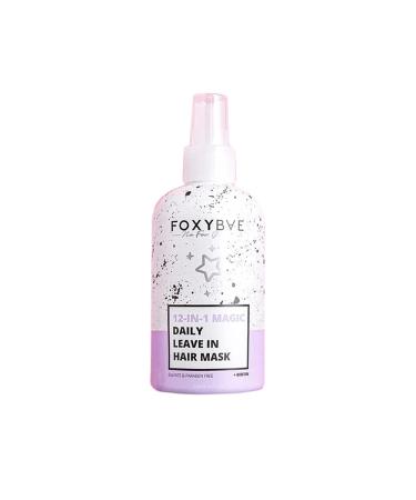 FoxyBae Magic Daily 12-in-1 Hair Mask for Dry Damaged Hair & Growth, Shampoo, Deep Conditioner, Curly Hair Products, Dry Hair Treatment, Argan Oil for Hair, Shea Moisture, Anti-Frizz w/ Biotin (8 oz)