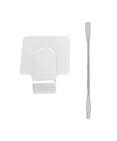 Buy Transparent Cosmetic Acrylic Mixing Palette & Spatula Set for Nail Art | Best Makeup Mixing Tools - Buy Online on GoSupps.com