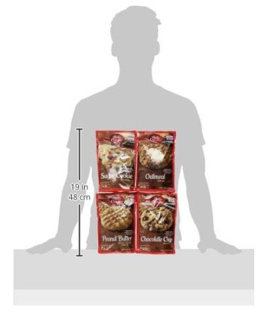 Betty Crocker Cookie Mix Variety Pack - Chocolate Chip, Peanut Butter, Oatmeal, Sugar (4 Flavors) - Buy Online on GoSupps.com