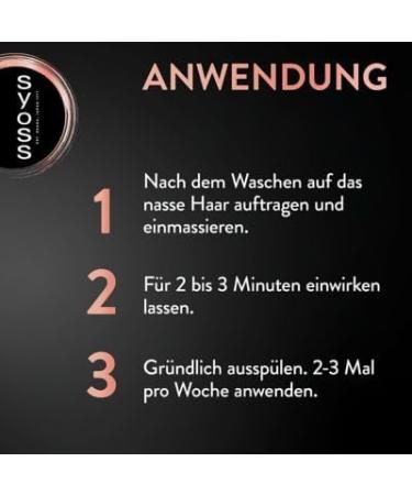 Syoss SYOSS Set of 3 Intensive Keratin Hair Masks (3 x 400 ml) - Premium Hair Treatment for Weak and Brittle Hair - With a 15% Keratin Building Complex - Buy Online on GoSupps.com