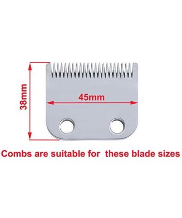 Professional Line Attachment Comb With Metal Fitting 1 Cutting Guide 1.5 4.5mm in RED Fit - Super Taper Chromepro Balding Magic 5 Star and other standard full sized clippers - Buy Online on GoSupps.com