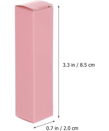 EXCEART 50Pcs Kraft Paper Lipstick Boxes - Essential Oil Packaging Boxes for DIY Beauty Accessories - Makeup Organizer Tube Storage in Pink - Buy Online on GoSupps.com